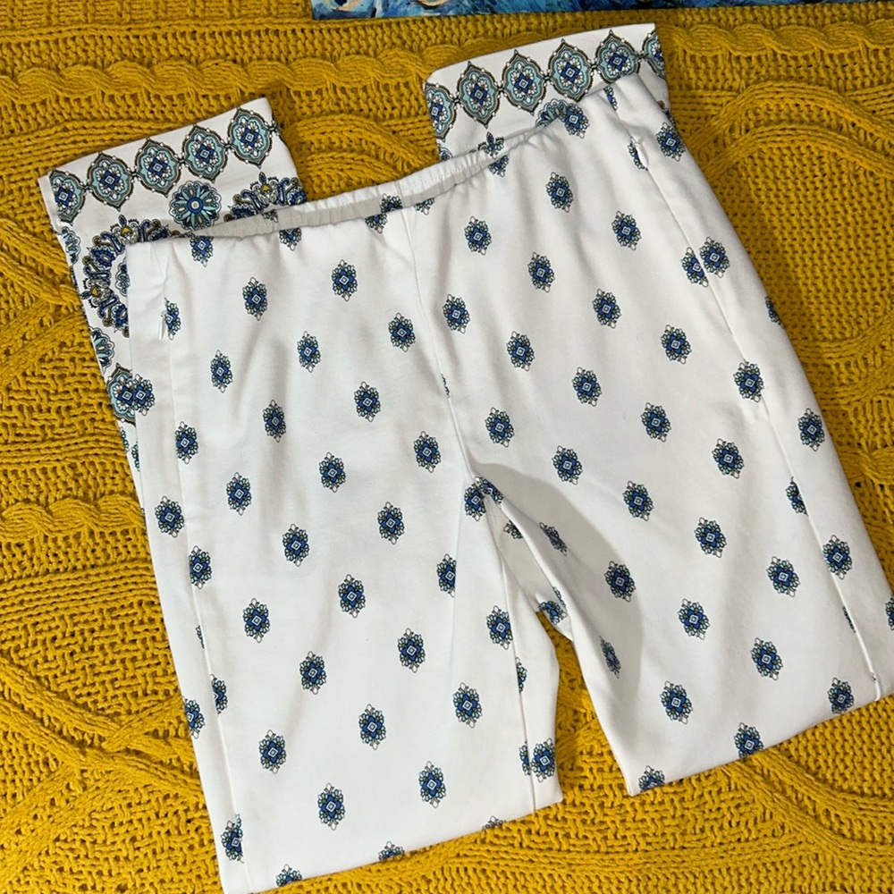 J. Jill Essentials Stretch Cotton Size 6 Ankle Length Pants